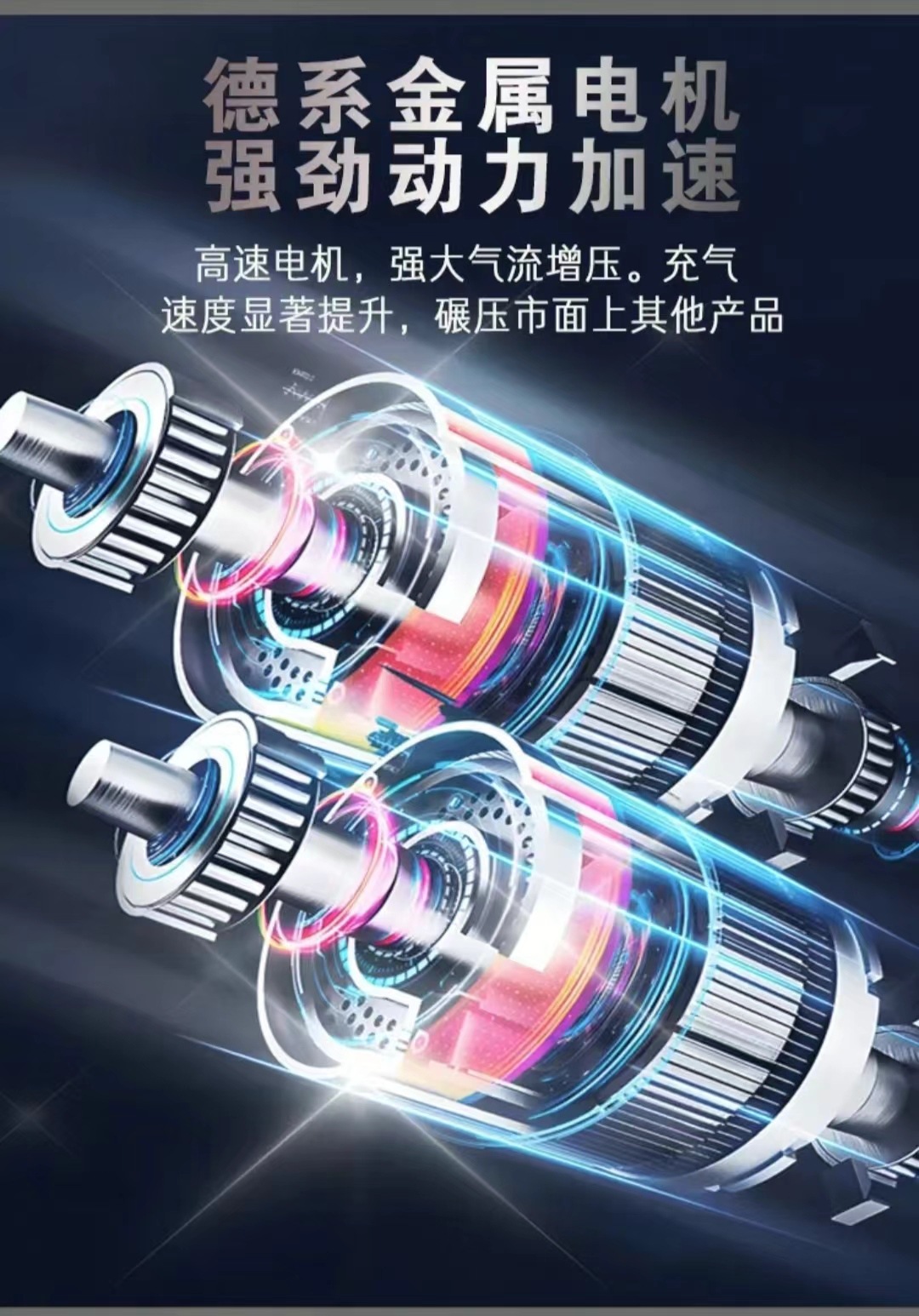 Car Emergency Inflatable All-In-One Machine Portable High-Pressure High-Power Wireless Digital Display Strong Start Car Air Pump