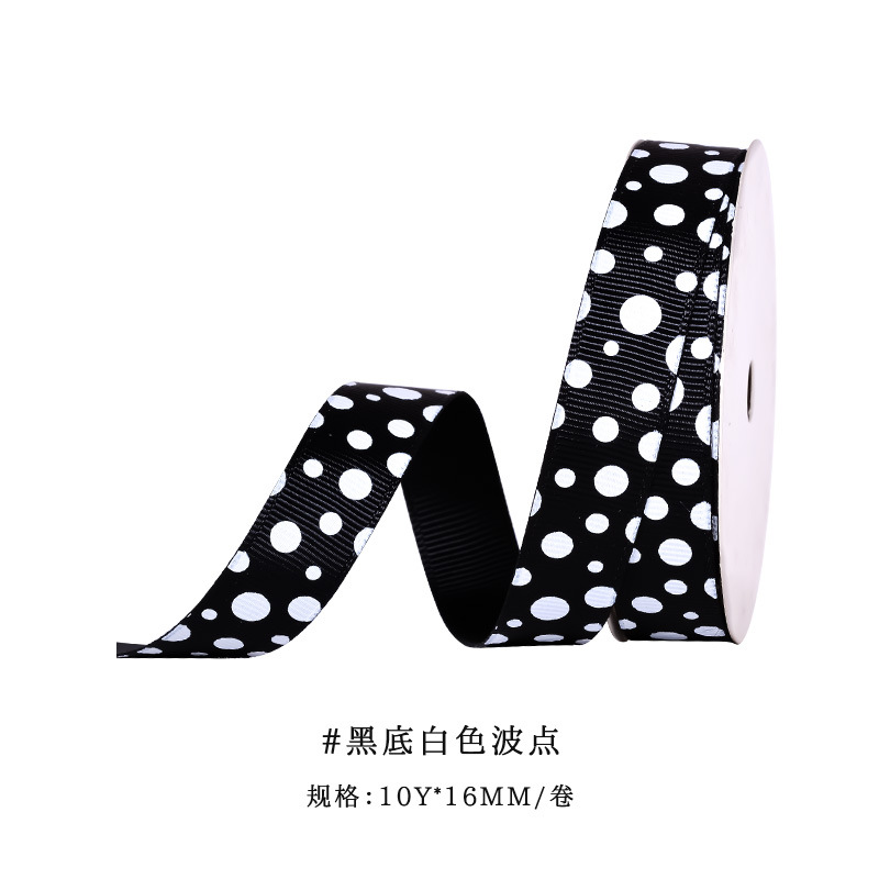 Nueva recomendar cinta de Yao Ming caja de regalo transfronteriza cinta de regalo flor correa de embalaje 9 M impresionante cinta de lunares