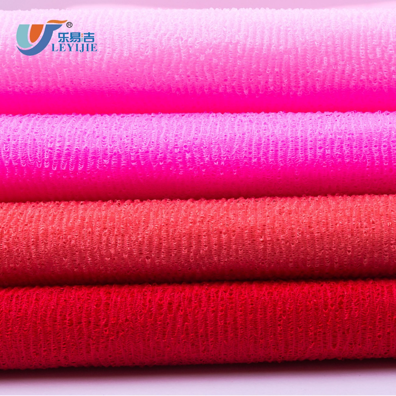 厂家出口品质尼龙洗澡桑拿巾素色尼龙沐浴澡巾搓澡桑拿巾洗澡面料