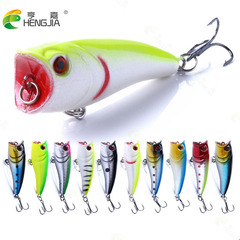 HENGJIA Popular Big-Bite Popper Lure — 7g Surface-Action Wobbler, Freshwater Bionic Fishing Bait