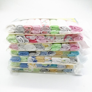 (Cross-border trading), children's handkerchief, eating bib, towel for breastfeeding for new born, 8 pieces, Birthday gift 4