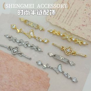 18K������ʯ����ؐĸ���~���p���ֹ�diy��������朵�����