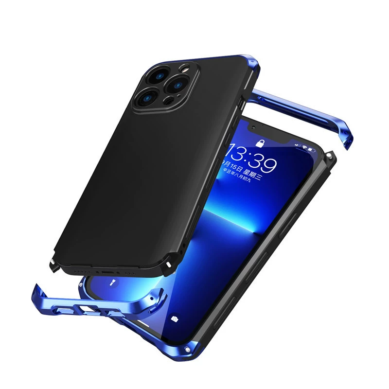 Apple, совместимый чехол для телефона, металлический iPhone 13, 13 Pro Max