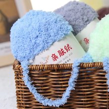 批发 珊瑚绒毛线绒婴幼儿童宝宝线手编织柔软围巾线毛巾线