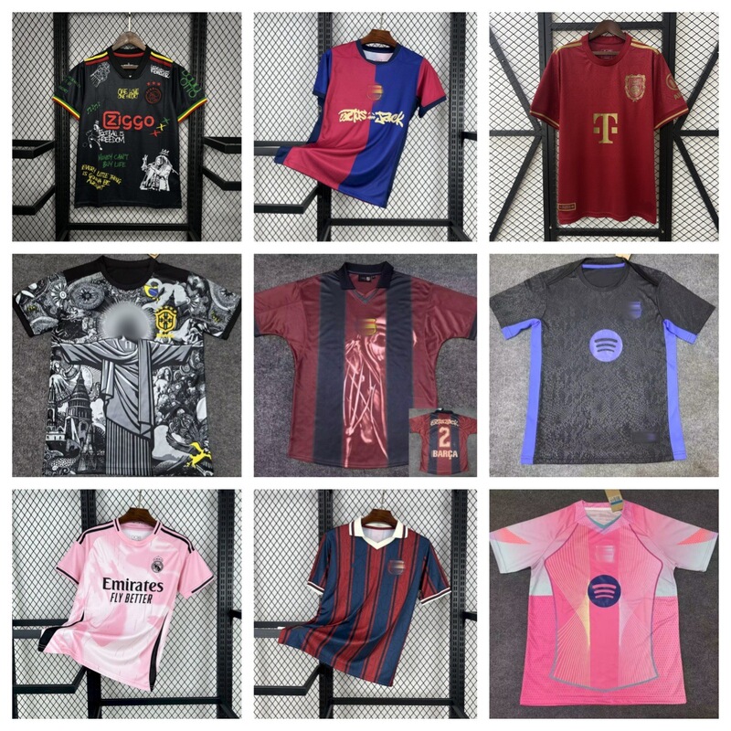 Hot-Selling Barcelona Brazil Paris Fc Real Madrid Bayern Ajax Naples Soccer Jersey