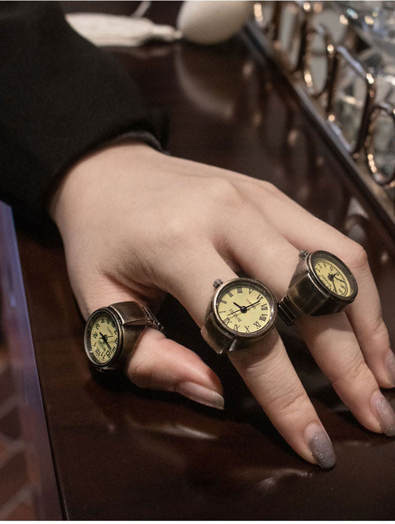 Solid Color Pattern All Seasons Season Unisex Gender Casual Style Casual Solid Color Quartz Watch Rings