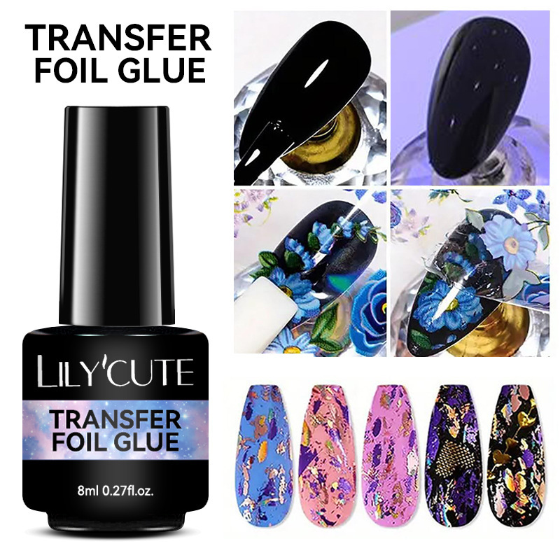 Lily'Cute Cross-Border Nail Art Starry Sky Glue Nail Starry Sky Transfer Paper Glue Transparent Sticker Glue Wholesale Lily'Cute Cross-Border Nail Art Starry Sky Glue Nail Starry Sky Transfer Paper Glue Transparent Sticker Glue Wholesale