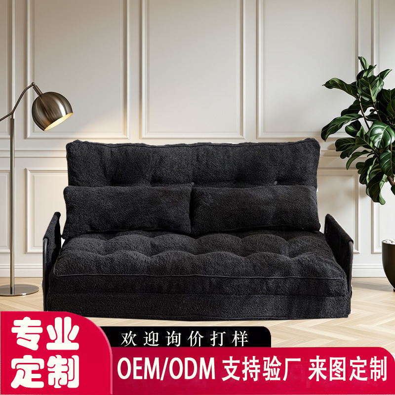 Cross-Border Vacuum-Packed Teddy Velvet Fabric Set for Living Room and Bedroom, Multifunctional Double Recliner Lazy Sofa for Small Apartments Cross-Border Vacuum-Packed Teddy Velvet Fabric Set for Living Room and Bedroom, Multifunctional Double Recliner Lazy Sofa for Small Apartments