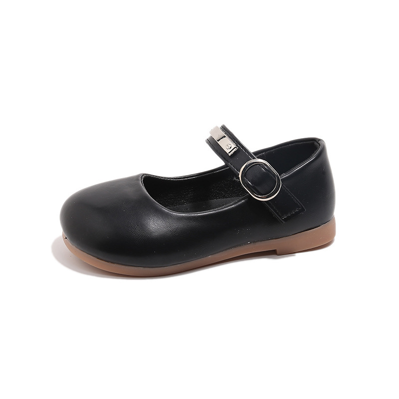 Ballerinas in Lederoptik mit weicher Sohle, Schleifenverzierung und Mary-Jane-Schuhen für Kleinkinder – leicht und bequem zu tragen_voghion.com
