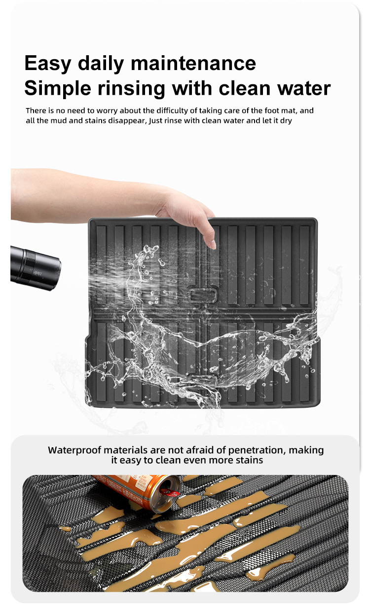 Suitable for 23-25 Kia Ev5 Car Trunk Mat, Special Tpe Trunk Mat for the Vehicle, Cross-Border