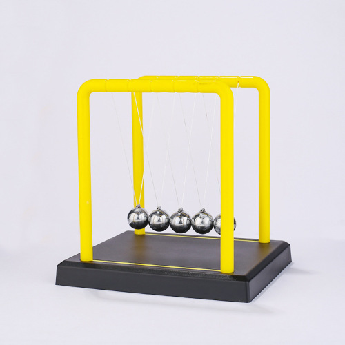 Cross-border Amazon colorful square Newton pendulum collision ball creative home decoration ornaments office desk gifts