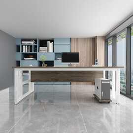 办公桌加厚桌面桌经理桌电脑桌简约现代主管桌子办公室电脑桌家用