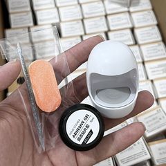 Specialized solid patch adhesive for wearable nails, styling gel, nail tip glue—perfect for nail salons, non-damaging even with UV gel.