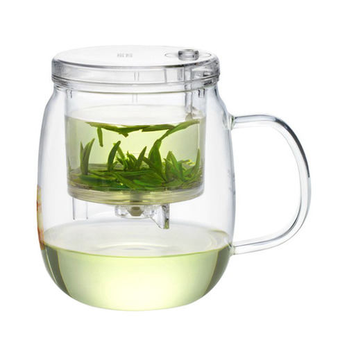 WBZ7 Shangming elegant cup glass teapot office tea set heat-resistant high temperature tea maker household filter teapot