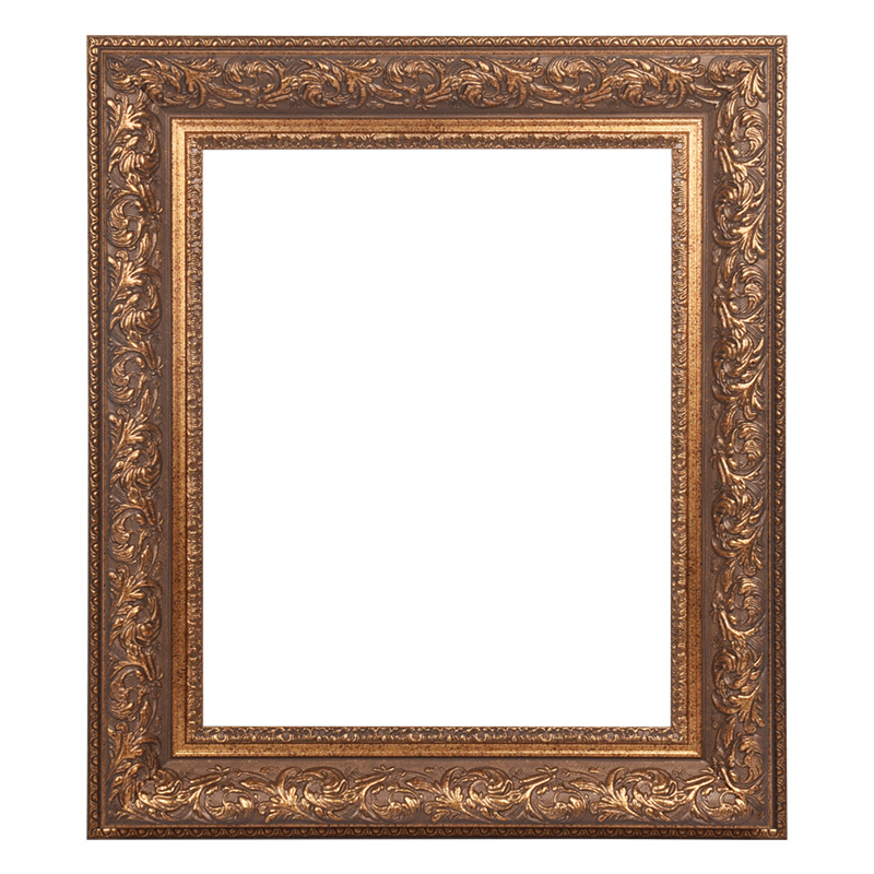 Marco de marco retro, marco de espejo de estilo europeo, marco de pintura al óleo, marco de borde decorativo de ancho PS, línea de marco de imagen, fabricante de líneas de marco