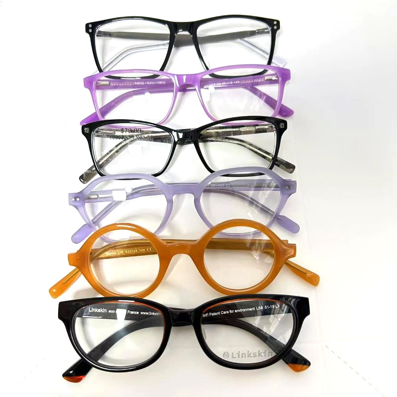 Processing Glasses Foreign Trade Spot Mixed Batch New Acetate Optical Frames Cat-Eye Unisex Acetate Optical Frames