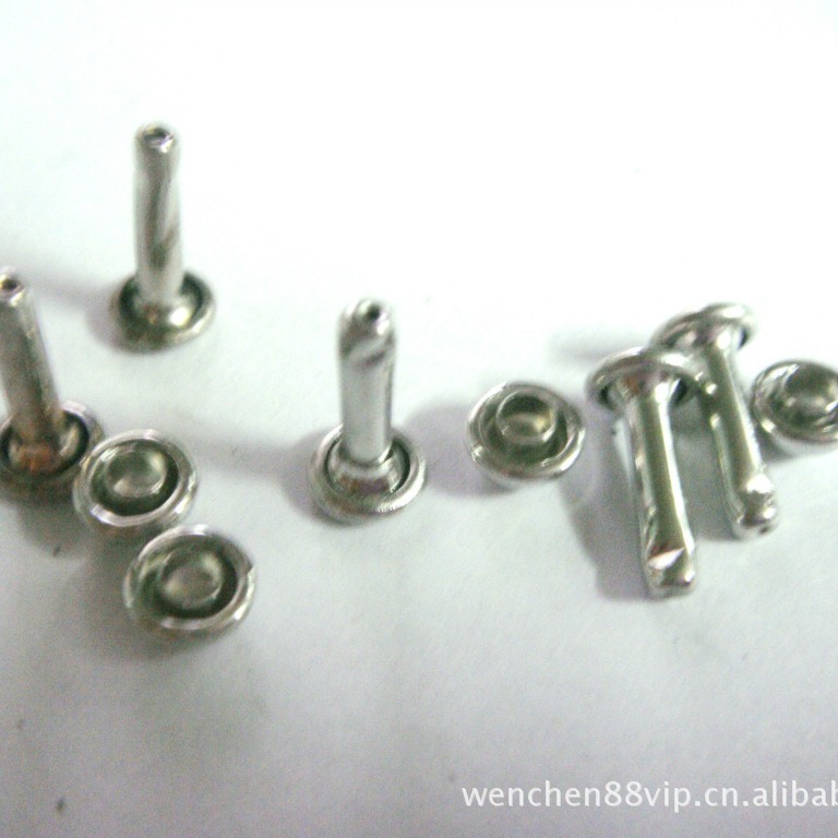 厂家供应手袋/箱包双面撞钉 平面撞钉 箱包撞钉 服饰撞钉