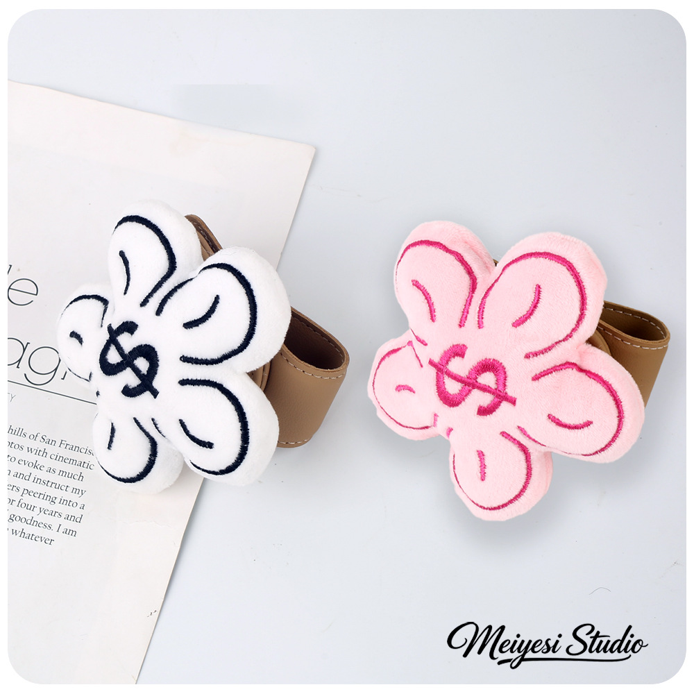 Car Sun Visor Clip for Glasses, Pink Cute Multifunctional Organizer for Girls, Can Hold Glasses and Receipts