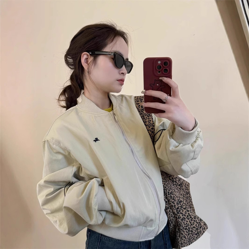 2025 Early Spring European Style Simple Casual Loose Jacket Short Jacket Women's Light Outdoor Jacket Top Trendy