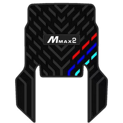 Suitable for No.9 mmax2 mechanic second generation three bar rubber foot pad No.9 electric car 110p waterproof pad (Electric vehicle foot mat) - black-three-poles