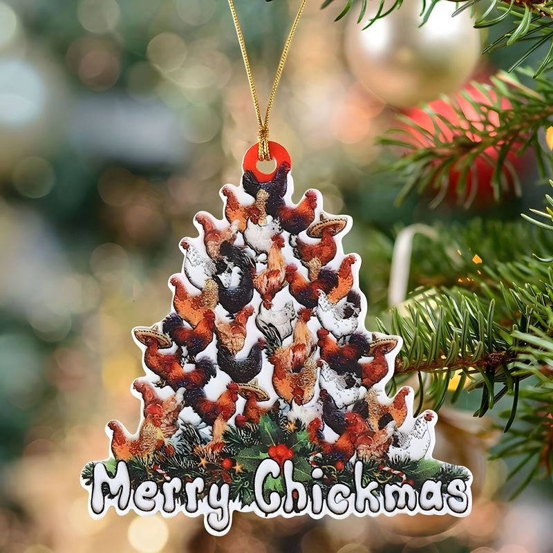 友情についてのクロスボーダークリスマスアクリルフラットペンダントクリスマスツリー装飾ペンダント2Dカーペンダント|undefined