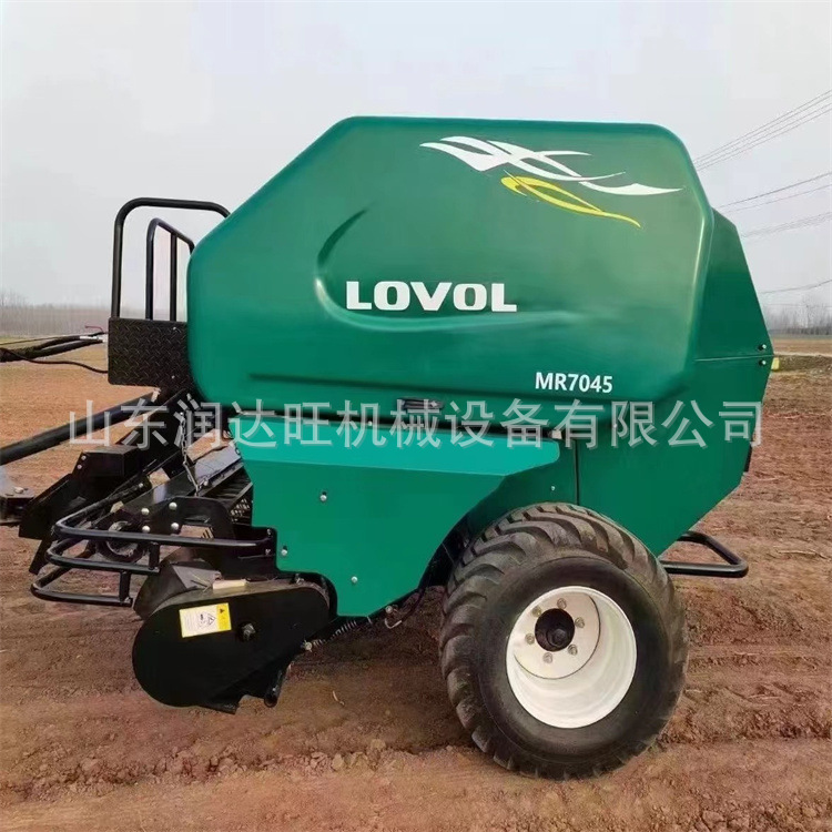 全新二手捆草农用牧草打捆机 方捆玉米秸秆粉碎捡拾打包一体机