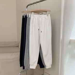 Beijia Same Couple Wei Pants 2025 Spring New high quality Men's and Women's Casual Joker Sports Pants Trendy
