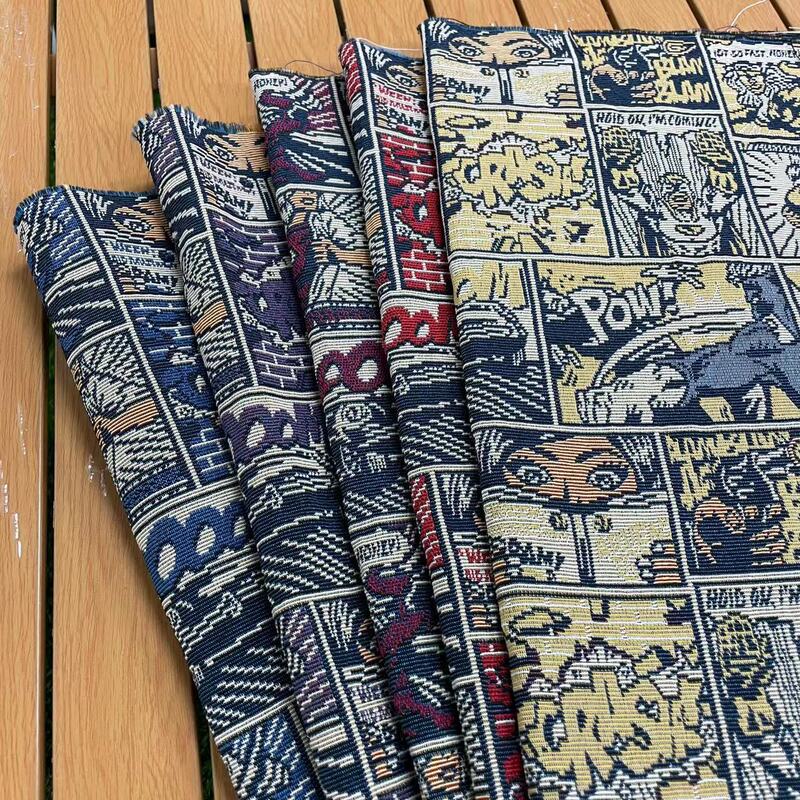 Yarn-Dyed Jacquard Fabric for Pants, Shirts, Pillows, Backpacks; Sample-Based Pattern Making, Chanel-Style Jacquard Fabric