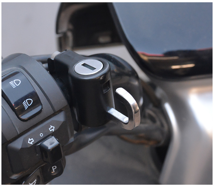 Cartoon Helmet Lock for Bicycles, Electric Vehicles, Motorcycles, Scooters, Mountain Bikes, Baby Strollers, Multifunctional Anti-Theft Lock Hook