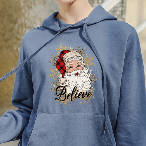 Amazon Supply Christmas Series Heat Transfer Designs—Cross-Border Exclusive: Christmas Letters, Old Man, and Little Deer Thermal Transfer Prints