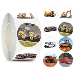 500/roll Children's Toy Reward Incentive Sticker Label Office Stationery Decorative Label Sealing Tape 