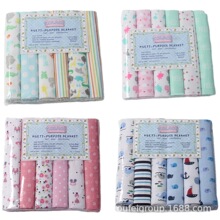 ���m�q�냺̺ ӡ�� 120X76cm 6�l�bFlannel Receiving Blanket