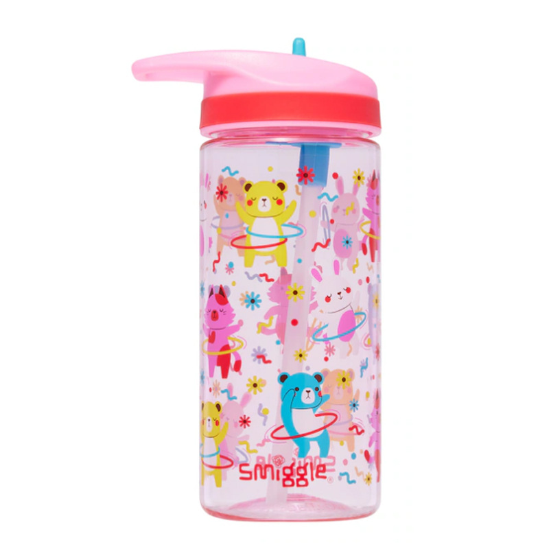 Australia smiggle silicona boca de paja tetera de agua de los estudiantes de la escuela primaria taza de agua para niños taza de mano
