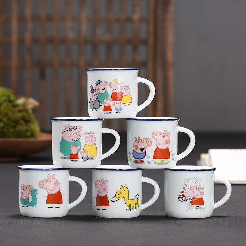 Taza de Té de Porcelana Estilo Retro para Té y Vino