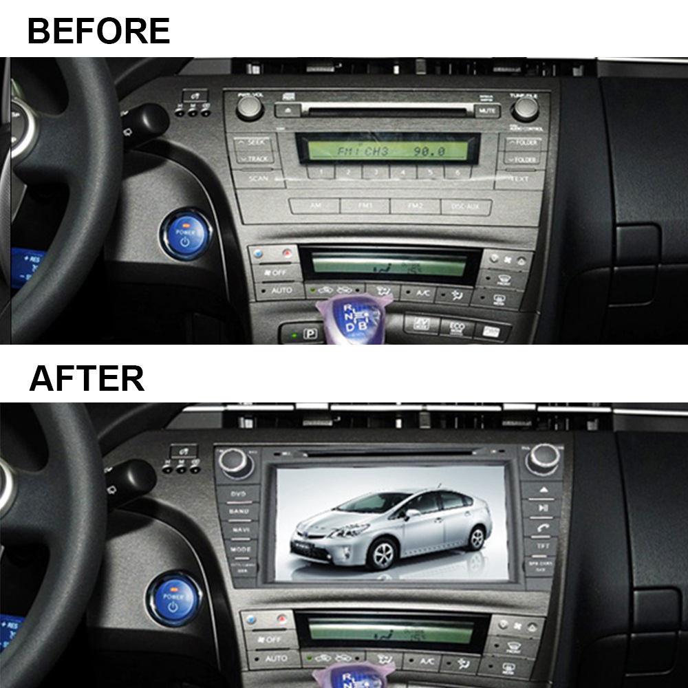 Car Audio Smart Navigation Car GPS Android Navigation For Prius Right-Hand Drive 2011-