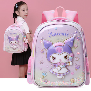 Schoolbag Kindergarten Kulomi Schoolbag Girl Light Preschool New Backpack Cute Children Cartoon Backpack
