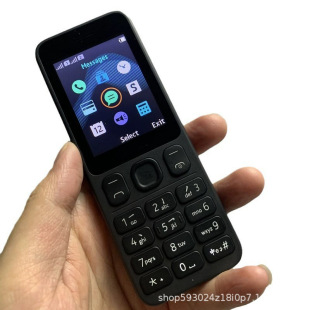 Cross-border mobile phone 125 2020GSM non-smart phone dual card elderly straight plate key function foreign trade mobile phone