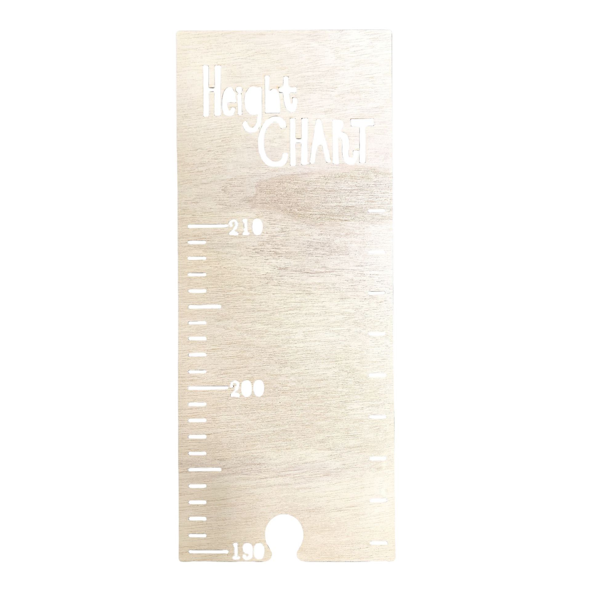 Hogar transfronterizo Regla de altura de madera nórdica decoración de la habitación de los niños Regla de medición de madera Altura DE LOS NIÑOS Medidor de altura interior