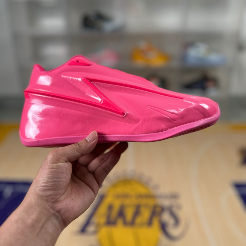 Putian Shoes KD19 Durant 19th Generation Basketball Shoes Candy Collaboration Fluorescent Pink Glossy Anti-Torsion Practical Sports Shoes