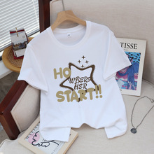 长期有十三行女装夏装上衣服批发摆摊新疆棉短袖库存尾款货T恤重