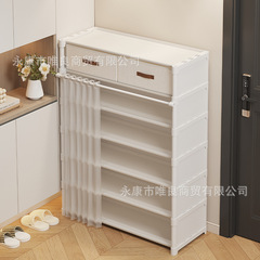 鞋架子家用门口入户收纳柜一体靠墙2025新款宿舍小型鞋柜结实耐用