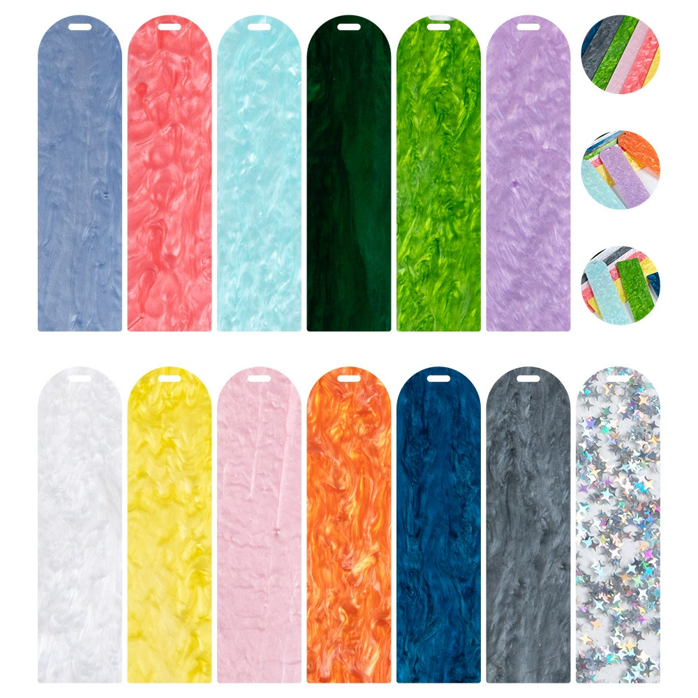 Трансграничные горячие продажи новый блесковый порошок водяной рябь пустые кисточки закладки украшения DIY книжная карта идентификационная карта украшения