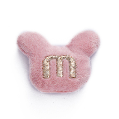 Cartoon mouse head plush brooch animal doll pin bag jewelry pendant fabric brooch DIY accessories