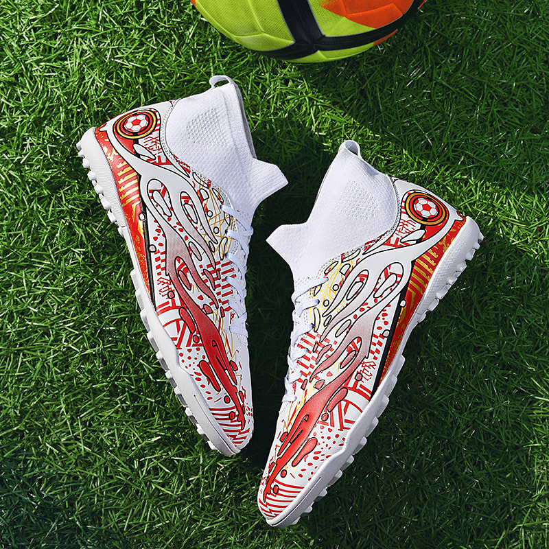 Voetbalschoenen met spikes voor heren en jongeren, grensoverschrijdende trainingsschoenen met lange spikes voor meisjes, groothandel in voetbalschoenen op voorraad_voghion.com