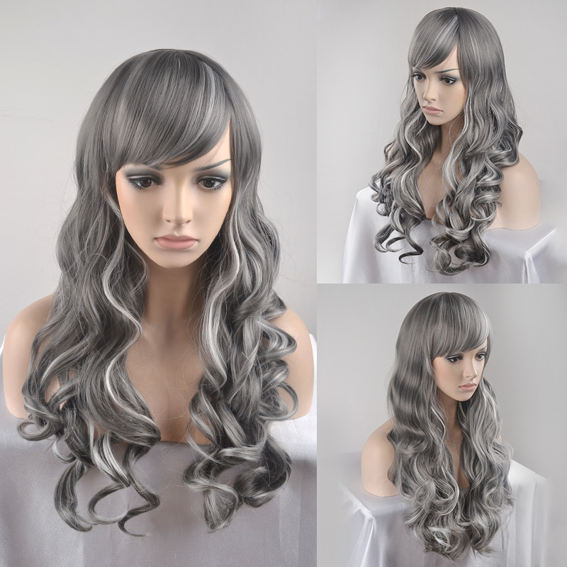 흰색을 골라 회색