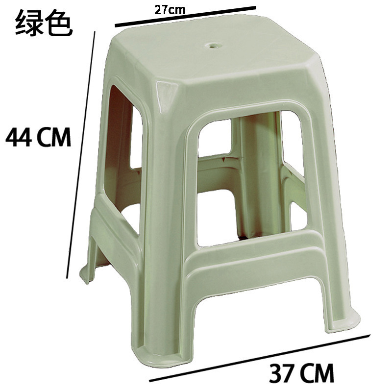 家用登高凳子方圆凳40cm45cm高熟胶方凳板凳熟胶大号朔料熟料便携|undefined