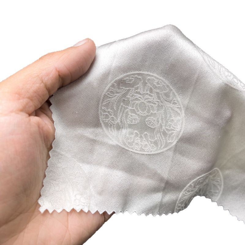 19 mm 120 puerta ancho 90% seda de morera 10% spandex seda elástica satin tela jacquard FD6254