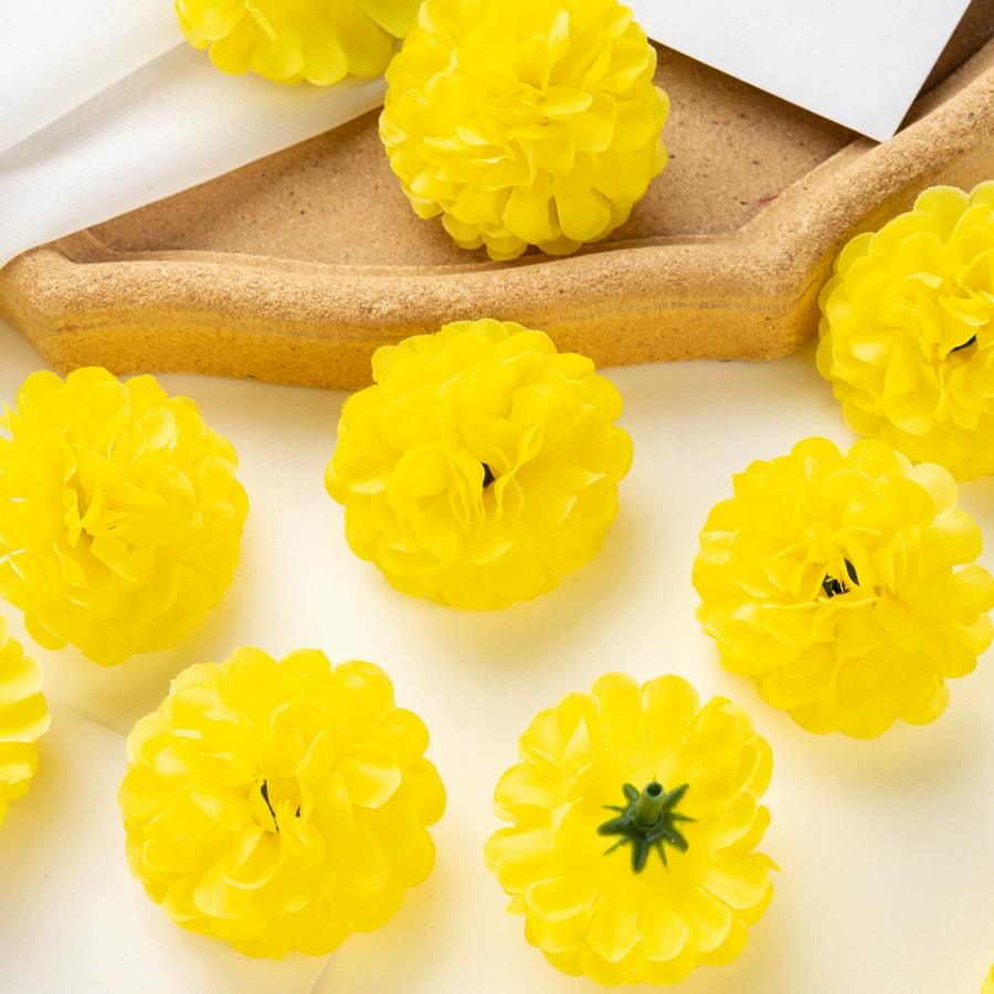 Имитированные цветы тысячи бутоны хризантемы букеты с шаром цветка chrysanthemum chrysanthemum маленький лук шарик шарик из шелковой ткани домашнее украшение аксессуары для свадьбы