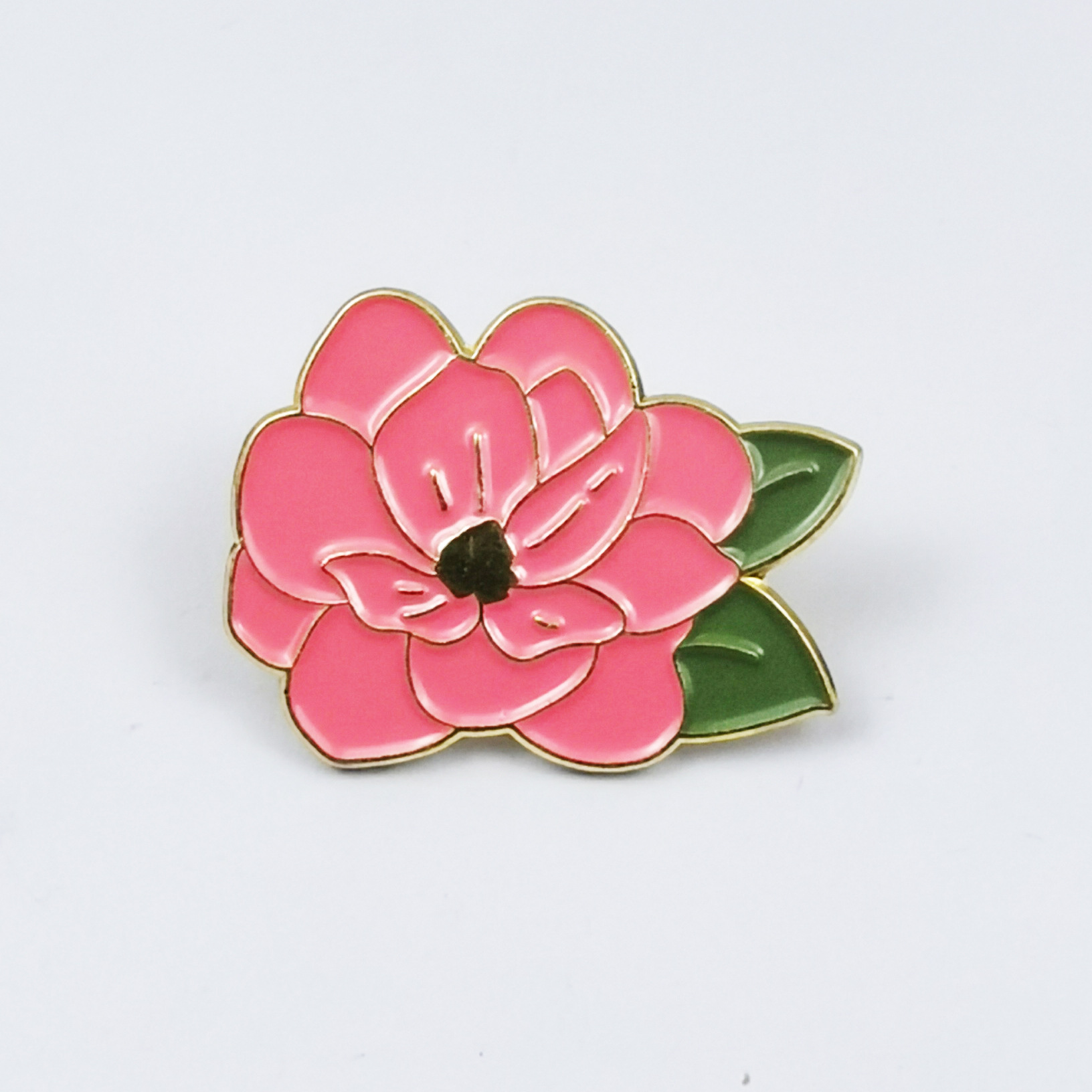 Broche de flor de planta creativa pequeño vestido de niña fresca insignia accesorios vestido personalizado broche de metal