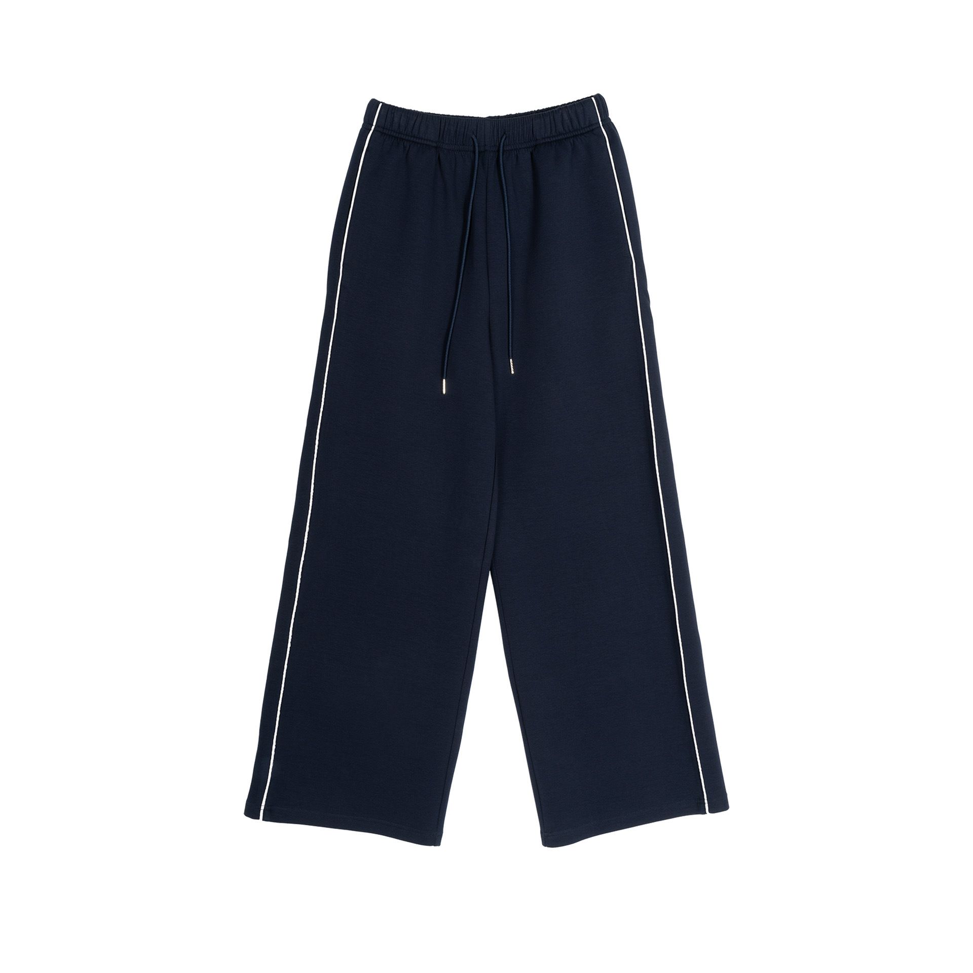 Pareja recto hombre pantalones casuales de color contrastante hombre y mujer pantalones casuales de moda calles sueltos personalizados